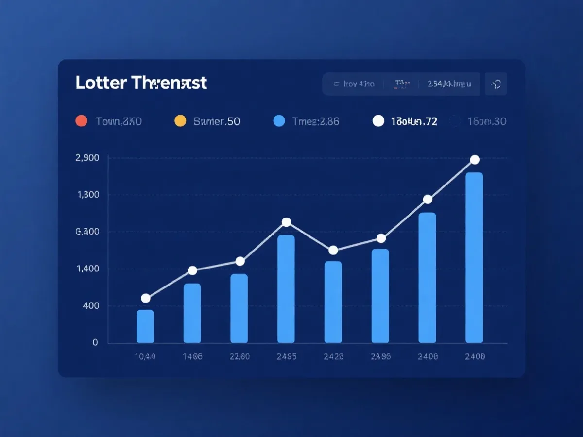 号码走势与数据图表示意图